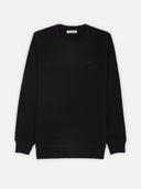 Tonal Minimal Embroidered Crewneck