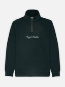 Signature Embroidered Quarter-Zip Pullover