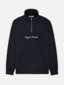 Signature Embroidered Quarter-Zip Pullover
